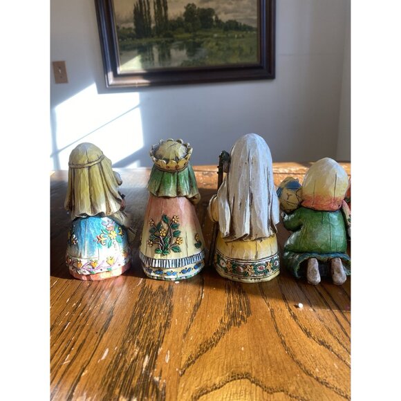 Whimsical Nativity Set Robert Stanley "The Promise Of Christmas" Figurine Set - Picture 6 of 13